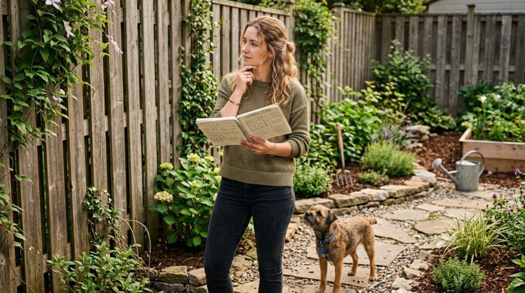 Close-up lifestyle photography of a young female homeowner w